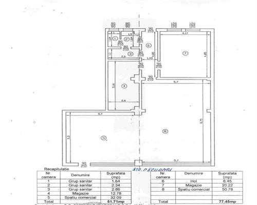 Spatiu comercial la inchiriat, Pacurari bulevard