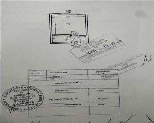 Cameră de cămin de vânzare – Frumoasa | Etaj 3/4 | 16 mp