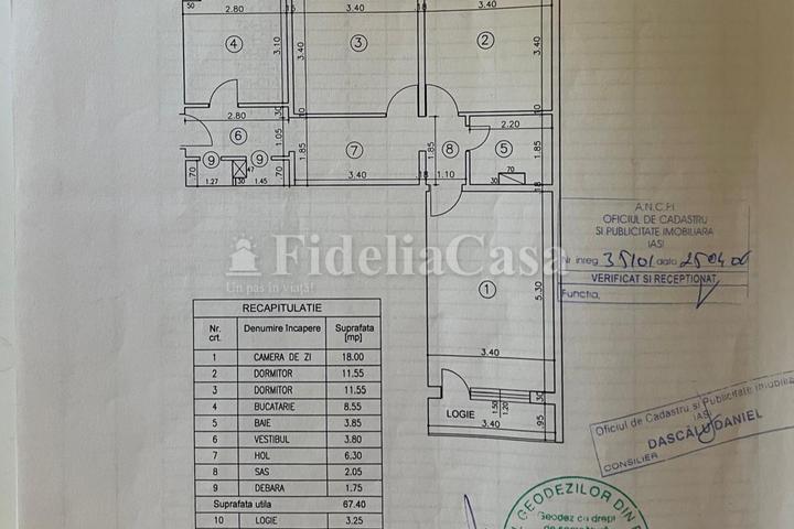 Apartament 3 canere decomandat zona Galata -Iasi