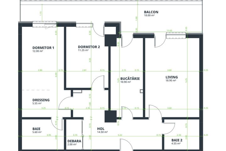 Apartament Nou 3 camere de vanzare Nicolina - C.U.G.