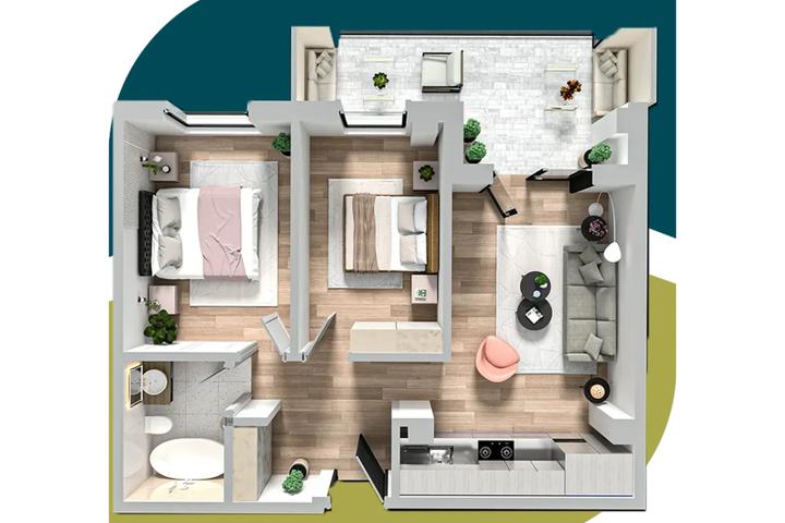 Apartament Nou 3 camere de vanzare Galata
