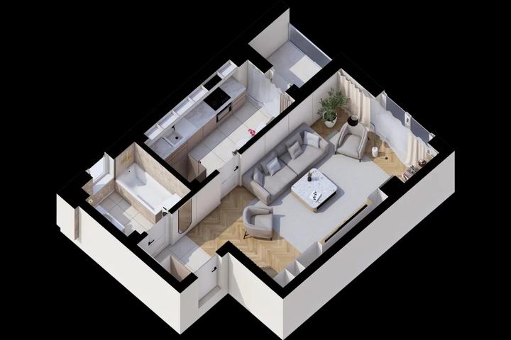 Apartament 2 camere de vanzare Nicolina - C.U.G.