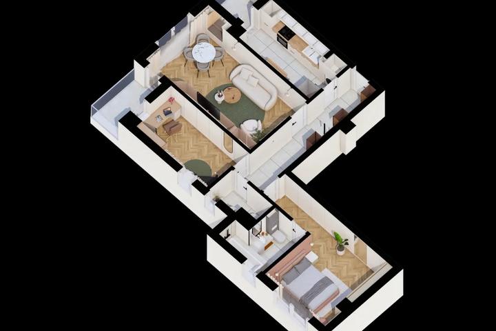 Apartament 3 camere de vanzare Nicolina - C.U.G.