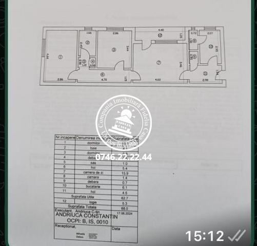 Apartament 3 Camere Tatarasi
