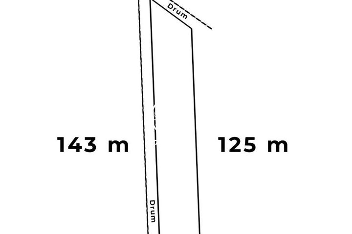 Teren Intravilan în Tomești Deal - 2500 m2 deschidere 142 mp