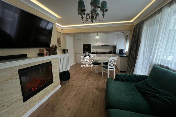 Apartament cu 2 camere Bucium teren si terasa proprie.