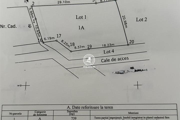 Teren intravilan 739 mp Mogosesti - Iasi