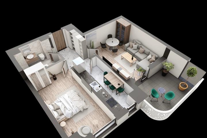Comision 0% - Ofertă Exclusivă: Apartamente 2 Camere – Finalizat și Intabulat – foto 2
