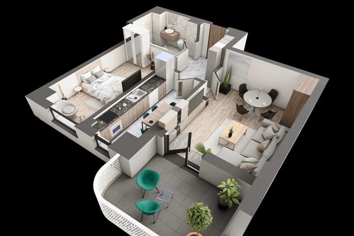 Comision 0% - Ofertă Exclusivă: Apartamente 2 Camere – Finalizat și Intabulat – foto 3