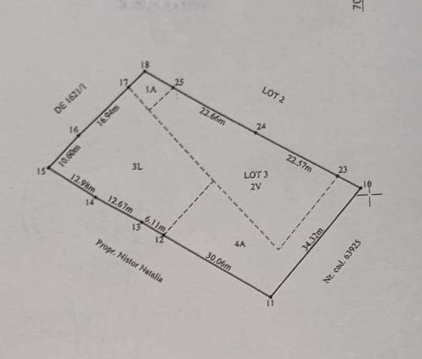 Teren pentru constructii case de vanzare Iasi Tomesti