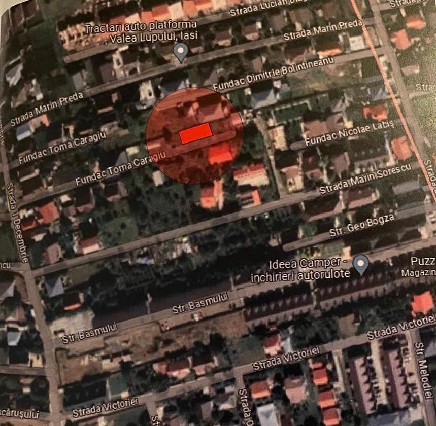 Teren pentru constructii case de vanzare Iasi Valea Lupului