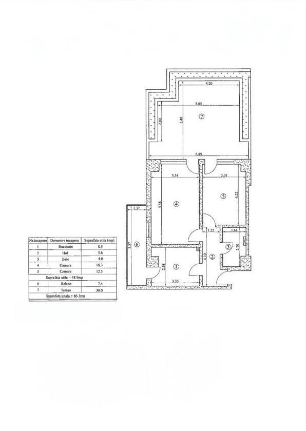 Apartament 2 camere de vanzare C.U.G.