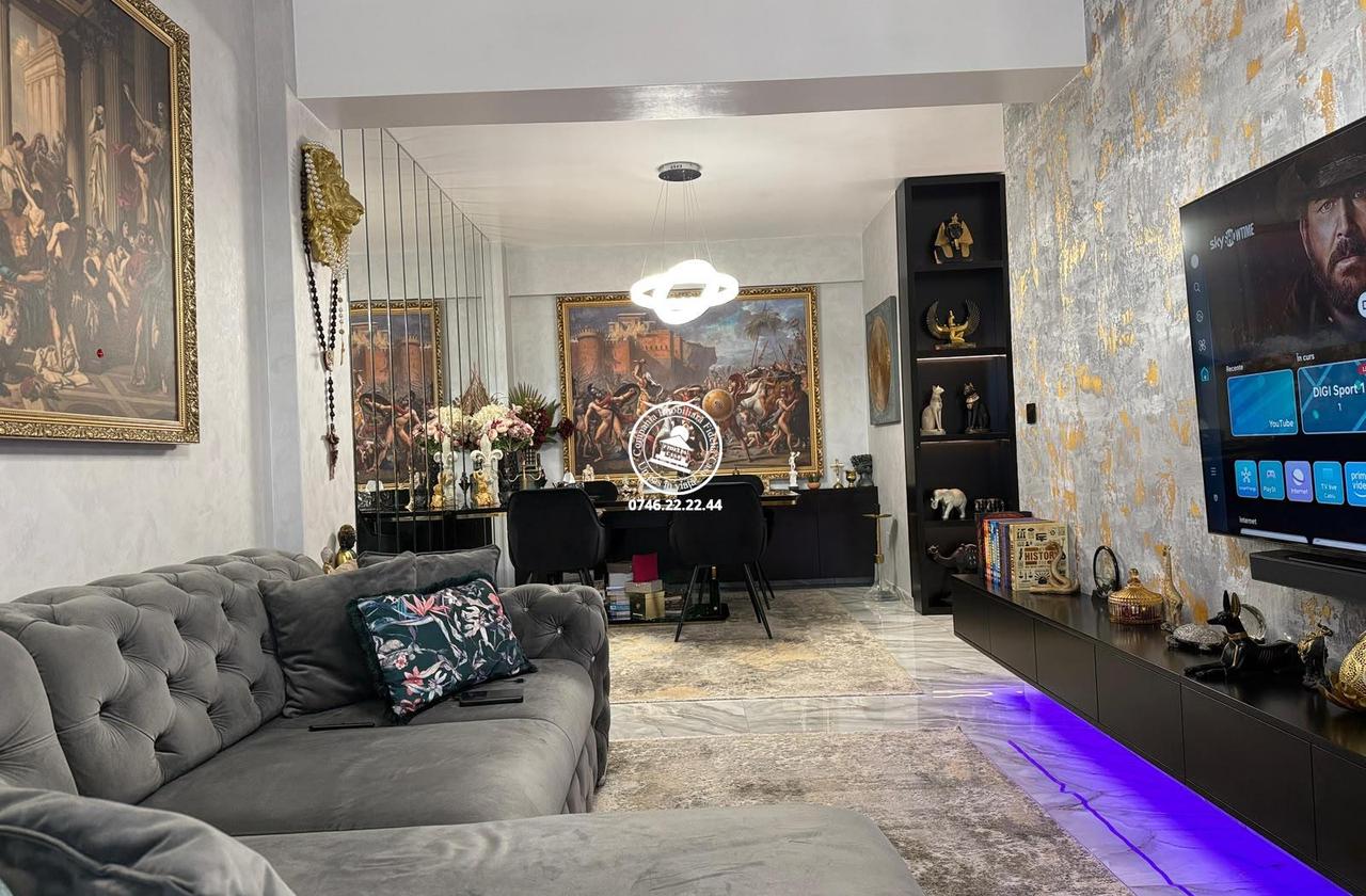 EXCLUSIVITATE! Apartament 2 Camere Decomandat 79 mp Loc de Parcare Inclus Mobilat și Utilat Premium – Valea Lupului / Mall Moldova