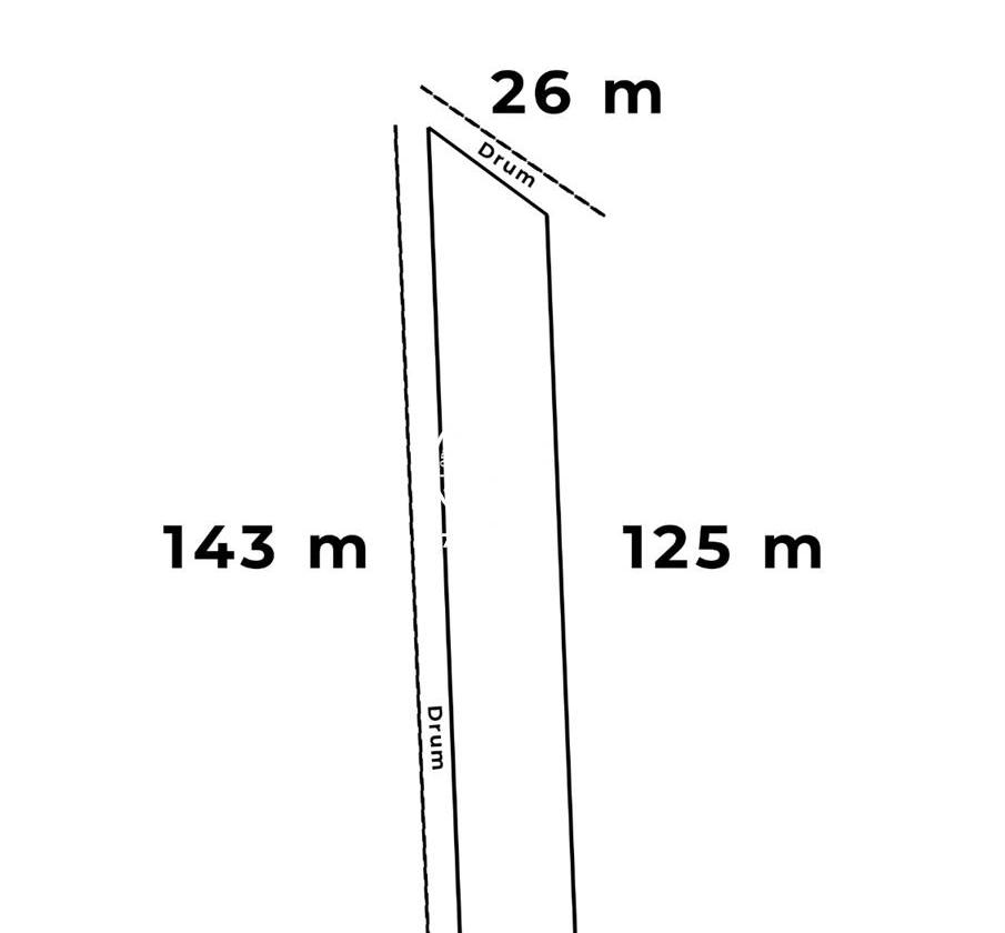 Teren Intravilan în Tomești Deal - 2500 m2 deschidere 142 mp