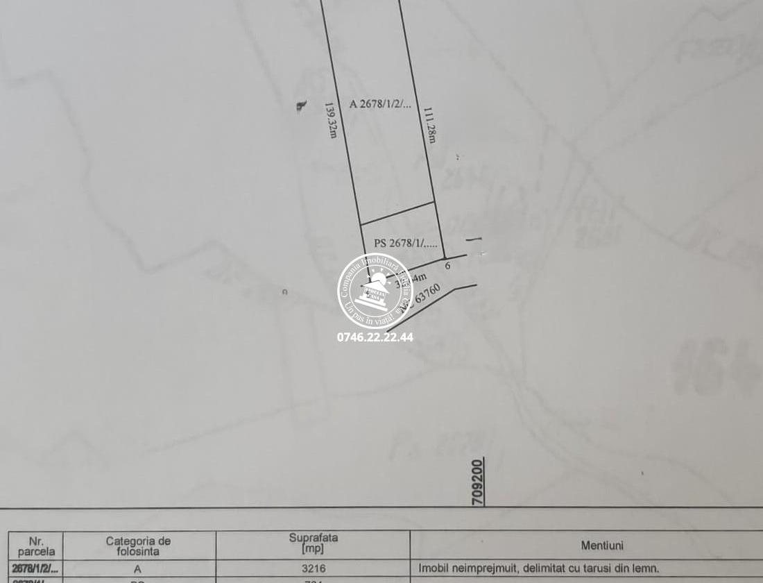 Teren 4000 mp la padure extravilan Slobozia - Schitu Duca Iasi