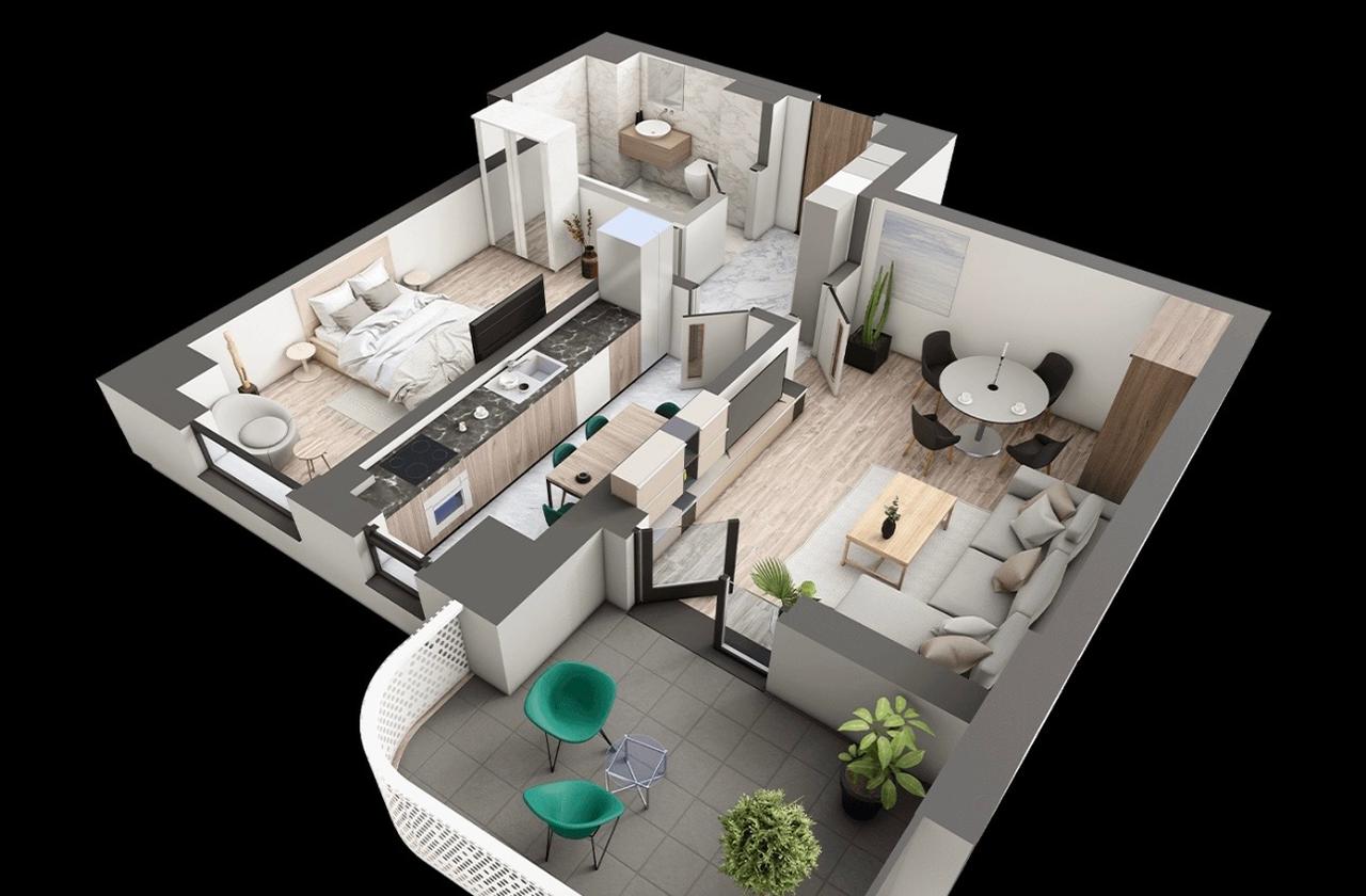 Comision 0% - Ofertă Exclusivă: Apartamente 2 Camere – Finalizat și Intabulat