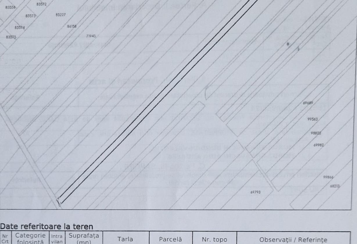 Teren 12500 mp, extravilan de vanzare, Proselnici - Miroslava